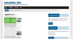 Desktop Screenshot of iancarroll.com